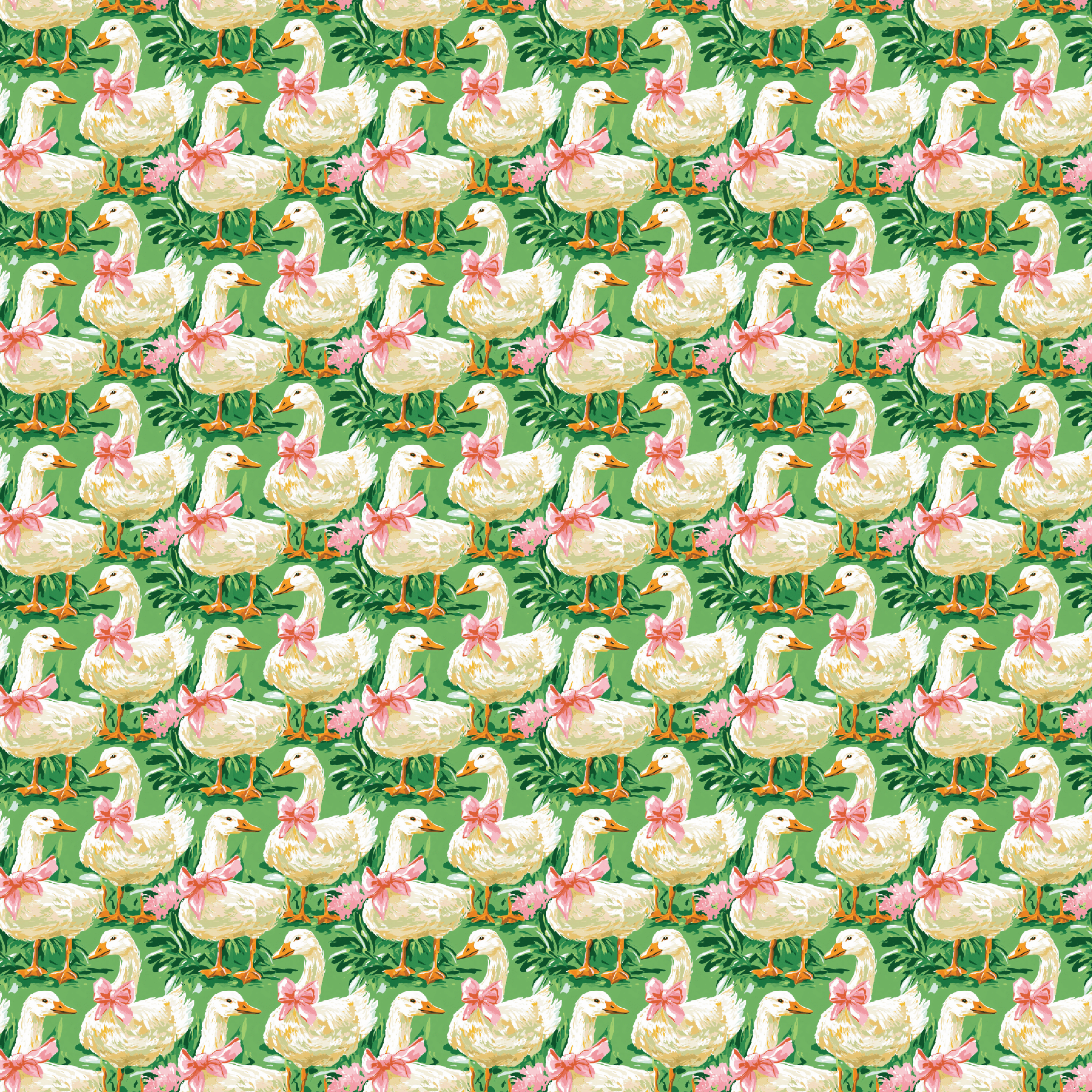 P1195 | Preppy Goose - Green Pattern Acrylic Sheets - CMB Pattern Acrylic